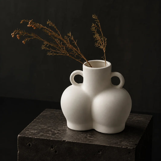 The Double Curve Sculptural Ceramic Vase