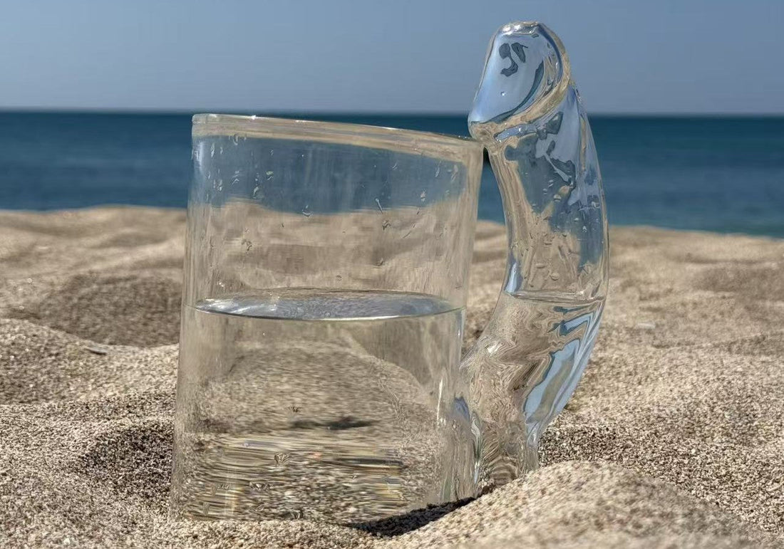 Unexpected and weird gifts for men, including a sculptural glass mug