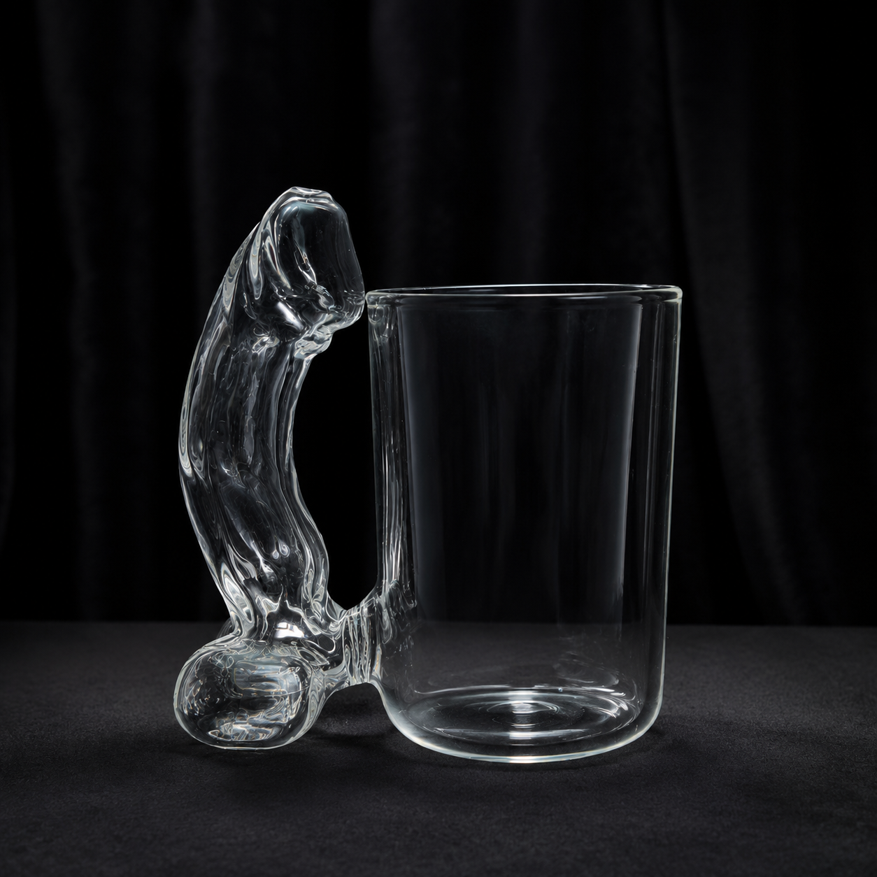 Taza de cristal para iniciar conversaciones
