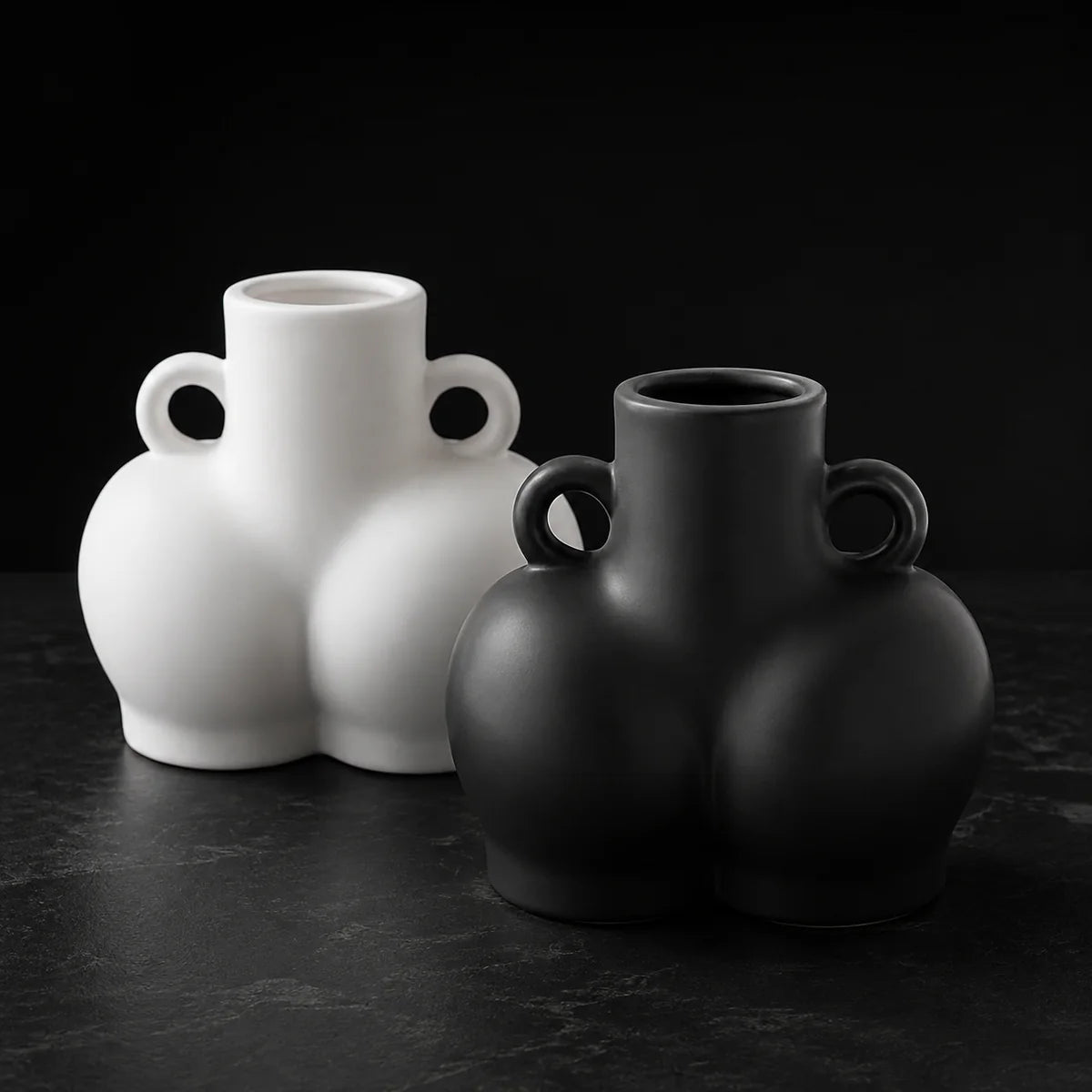 The Double Curve Sculptural Ceramic Vase