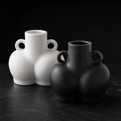 The Double Curve Sculptural Ceramic Vase